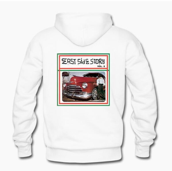 East Side Story 2 hoodie in White