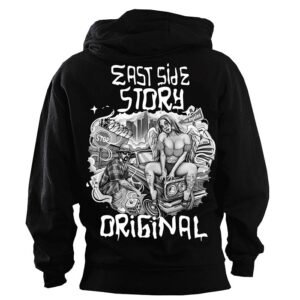 East Side Story LA Angel hoodie back