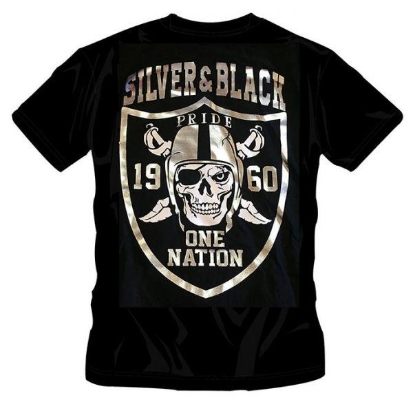 T-Shirt Silver and Black Pride