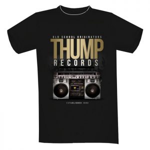 T-Shirt Thump Records Boom Box.