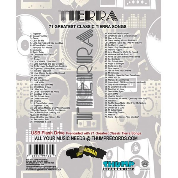 Thump Records Tierra classic songs MP3 collection track listing.