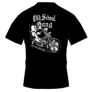 Old School Gang Chopper T-Shirt back