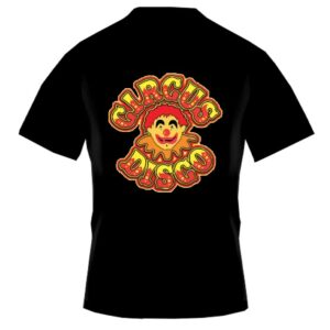 Circus Disco Men's Black T-Shirt Back