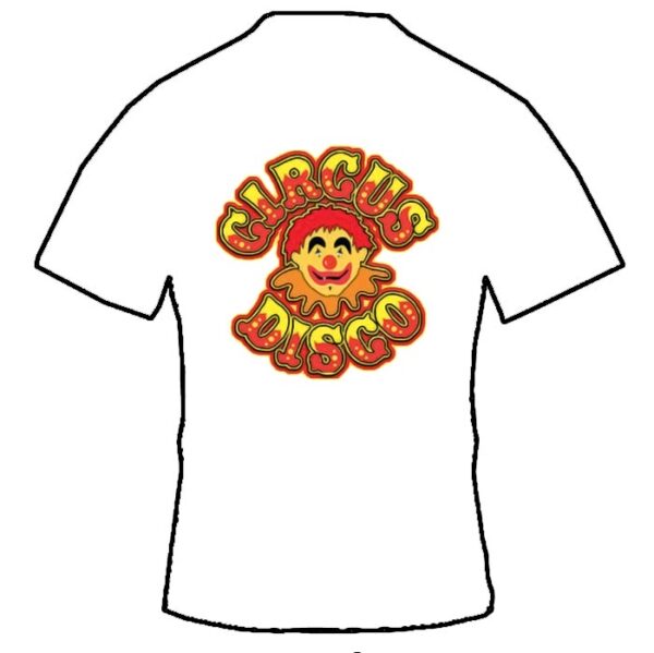 Circus Disco Men's White T-Shirt Back