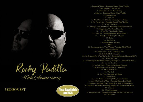 Rocky Padilla 3-CD Box Set 40th Anniversary
