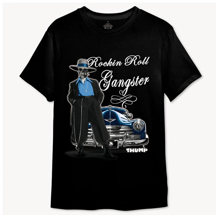 RockinRoll Gangster - T-Shirt - buy now from Thump Records
